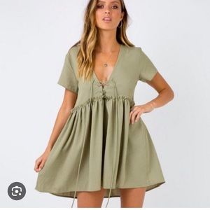 Princess Polly Hazel the Label Green Dress